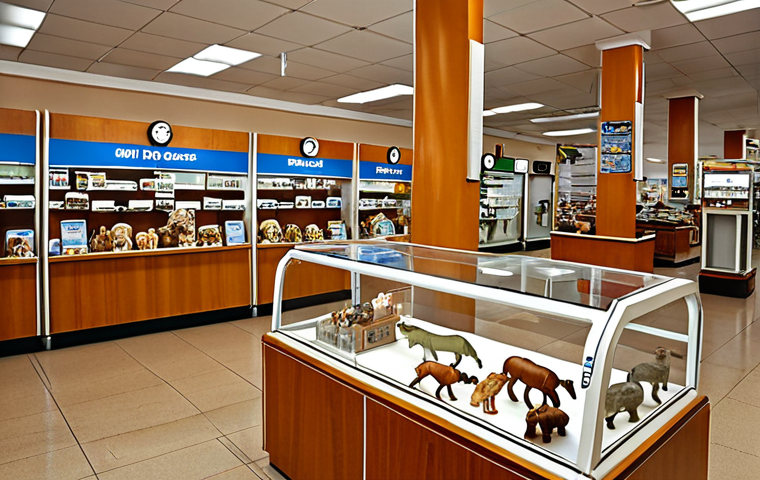 Lilongwe International Airport interior, showcasing its modest size but essential facilities like a souvenir shop with wooden animal figurines, capturing a welcoming and calm atmosphere.